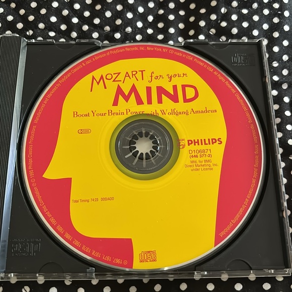EXCELLENT used condition! Mozart for your mind CD - Picture 3 of 4
